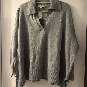 LOFT Gray Oversized Women's Sweater